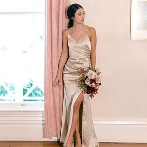 Revelry, Rory size 12 color gold champagne (703)